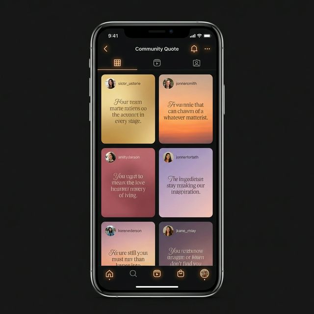 Community quote feed